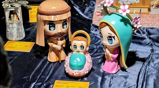 Auch kindgerechte Darstellungen sind unter den im Vatikan ausgestellten Krippen. | Foto: Vatikan Media