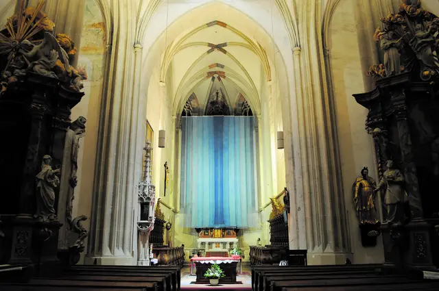 Fastentuch in der Pfarrkirche Eggenburg | Foto: zVg