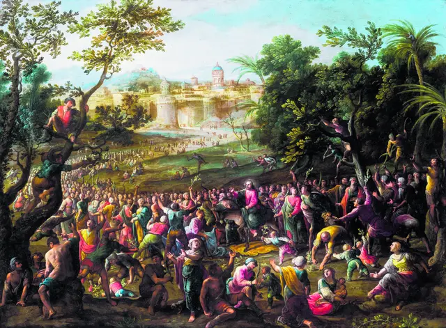 Scipione Compagno (1624-1664): „Einzug Jesu in Jerusalem“. | Foto: MPim studio / Wikimedia Commons