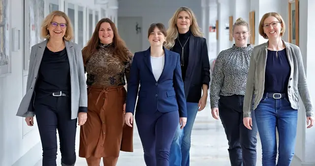 VIVA-Projektteam v. l. n. r.: Monika Brottrager-Jury, Martina Linzer, Lena Posch (alle Diözese), Petra Traußnig (Styria vitalis), Sarah Wack (Diözese) und Ines Jungwirth (Styria vitalis). | Foto: Neuhold