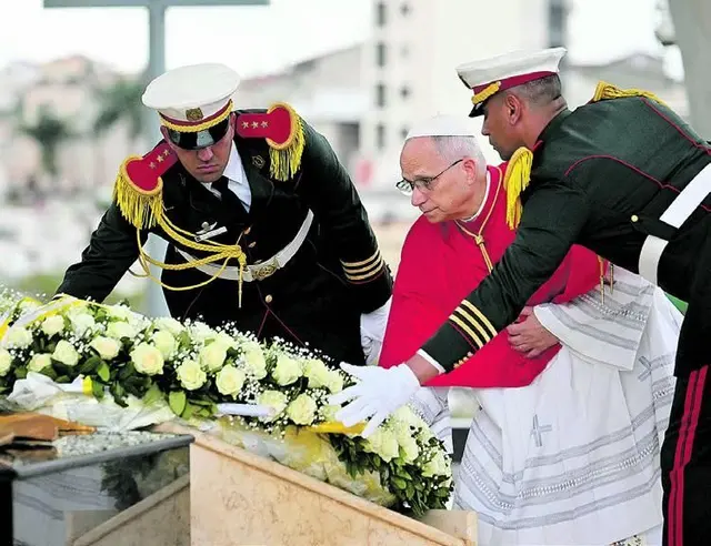 Papst Leo XIV. in Algerien. 
 | Foto: APA / AFP / Alberto Pizzoli