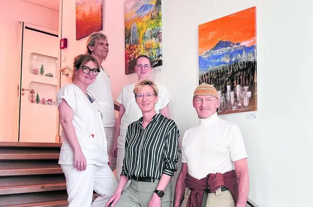 Eisenstadt. Kunstausstellung im KH der Barmherzigen Brüder.