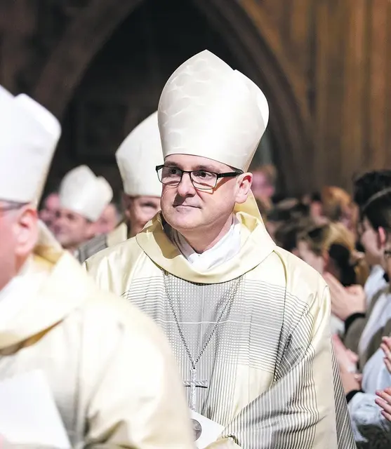 Bischof Stanislav Přibyl war Mitkonsekrator bei der Bischofsweihe von Josef Grünwidl in Wien vor drei Monaten. | Foto: EDW/Stephan Schönlaub