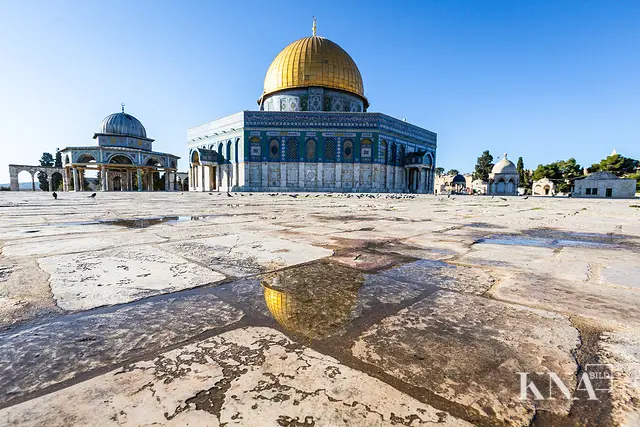 Heilige Orte sind Juden und Muslimen die Stätten am Jerusalemer Tempelberg. | Foto: KNA (2020)