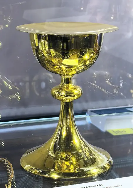 Primizkelch von Maximilian Aichern, kürzlich verstorbener Altbischof von Linz, vormaliger Abt von St. Lambrecht. | Foto: Franz Josef Rupprecht