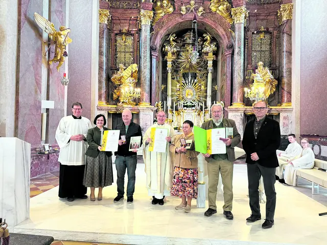 In Maria Taferl wurden verdiente Mesnerinnen und Mesner geehrt.  | Foto: zVg