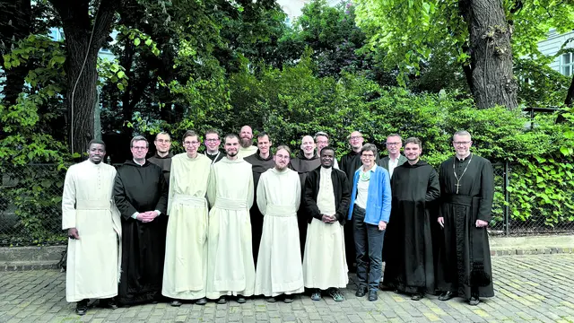 Novizenwoche im Stift Göttweig mit dem Abt von Stift Herzogenburg, Abt Petrus Stockinger | Foto: ÖOK/rm