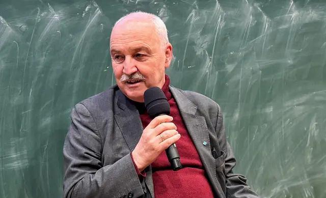 Wolfgang Palaver (Bild) hätte mit Peter Thiel in Wien diskutieren sollen. | Foto: KNA (2025)