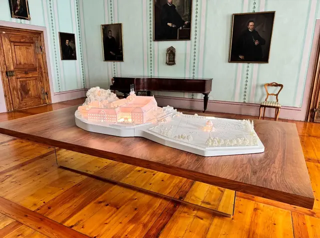 Schatzkammer des Glaubens. Das neue großflächige 3D-Modell der gesamten Klosteranlage ist eines der Highlights des Museums.  | Foto: Stift St. Lambrecht