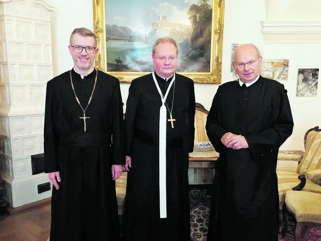 Propst Petrus Stockinger, Propst Anton Höslinger und Altabt Georg Wilfinger (v. l.). | Foto: Stift Melk