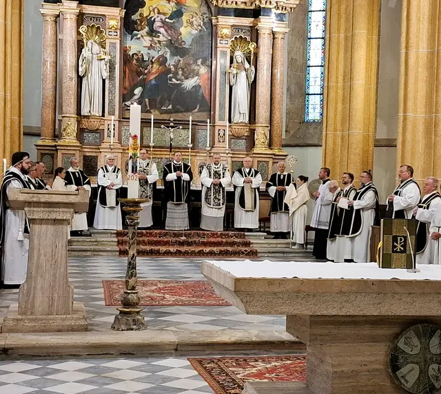 Festgottesdienst in der Stiftskirche am 16. Juni, dem 950. Todestag des Gründers.  | Foto: Stift St. Lambrecht