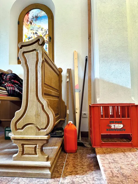 Bald sind die letzten Arbeiten in der Kapelle abgeschlossen! | Foto: Slouk