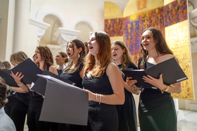 Der Absolvent:innen-Chor des BG Tanzenberg | Foto: Daniel Schöffmann