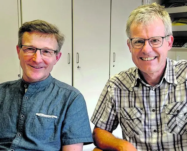 Sie sehen großes Potenzial in den Pfarrgemeinden für Klimaschutz: Norbert Ellinger (links) und Georg Spiekermann vom Klimabündnis OÖ. | Foto: KIZ/PS