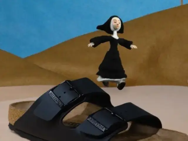 „From hippies and punks to nuns and monks – some wear a habit, others make it one“, heißt es in der Beschreibung zum Birkenstock-Werbeclip.  | Foto: Christian News