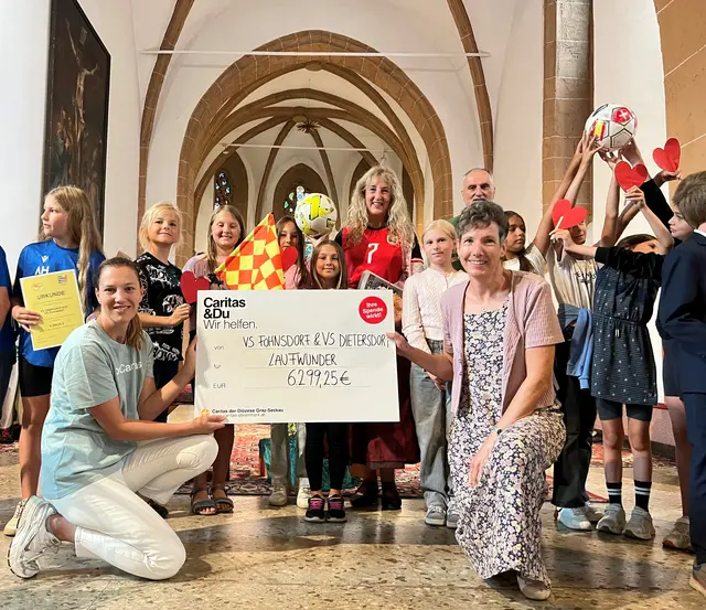 Bei der Schulabschlussmesse in Fohnsdorf wurde den motiverten Läuferinnen und Läufern für ihr Engagement gedankt.  | Foto: Johannes Craia