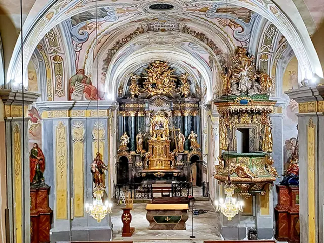 Pinggau - Pfarrkirche Freskenmalerei