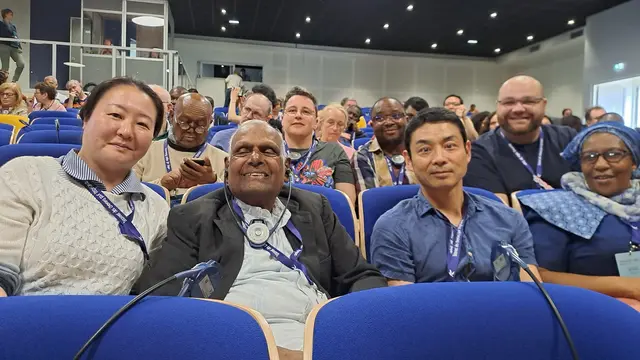 TeilnehmerInnen des Welttreffens 2023 in Amiens, Frankreich.