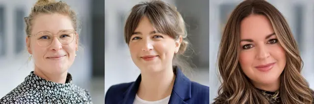 Ansprechbar zum Thema „Förderpotenziale für kirchliche Gebäude“ werden (v. l.) Sarah Wack, Lena Posch und Martina Linzer auch am 22. und 23. September bei den Priestertagen in Seggau sein.  | Foto: Neuhold