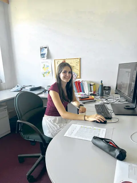 Magdalena Salzmann aus Purgstall absolvierte im August 2026 ein Praktikum bei "Kirche bunt". | Foto: Sonja Planitzer