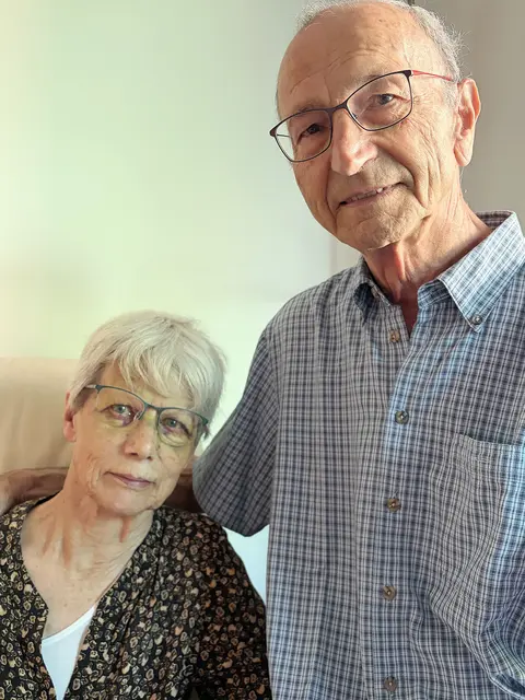 Seit 52 Jahren füreinander da: Adelheid und Paul Lampl zuhause in Völs. | Foto: Kaltenhauser