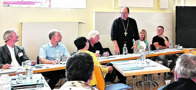 Bischof Hermann Glettler stellte sich bei der Konferenz der Katholischen Aktion Österreich in Seggauberg als neuer Referatsbischof für gesellschaftliches Engagement vor. | Foto: Regina Petrik
