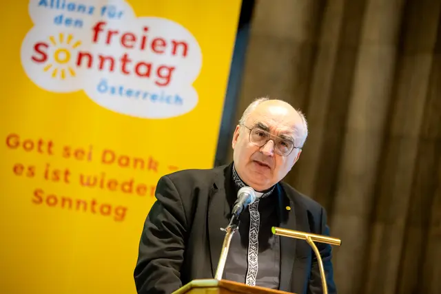 Bischof Wilhelm Krautwaschl ist kirchlicher Sprecher der Allianz für den freien Sonntag. | Foto: KA Wien