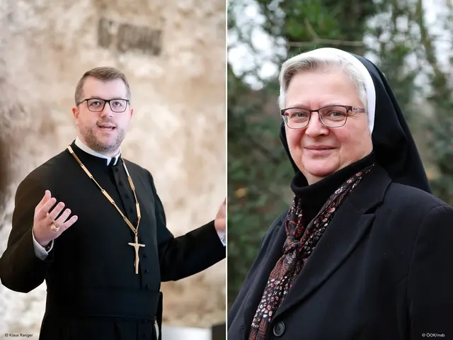 Propst Petrus Stockinger und Sr. Franziska Bruckner. | Foto: Klaus Ranger/ÖOK,msb