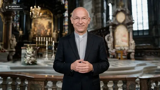 Toni Faber stellte sein Abbild und seine Stimme für digitale Trauerreden einem Grazer Unternehmen zur Verfügung. | Foto: lebensstimmen.com (KI generiert)